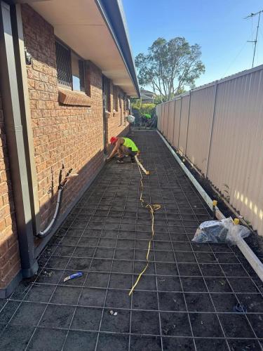 concrete pathways prep work