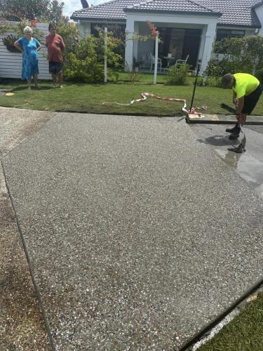 exposed aggregate concrete
